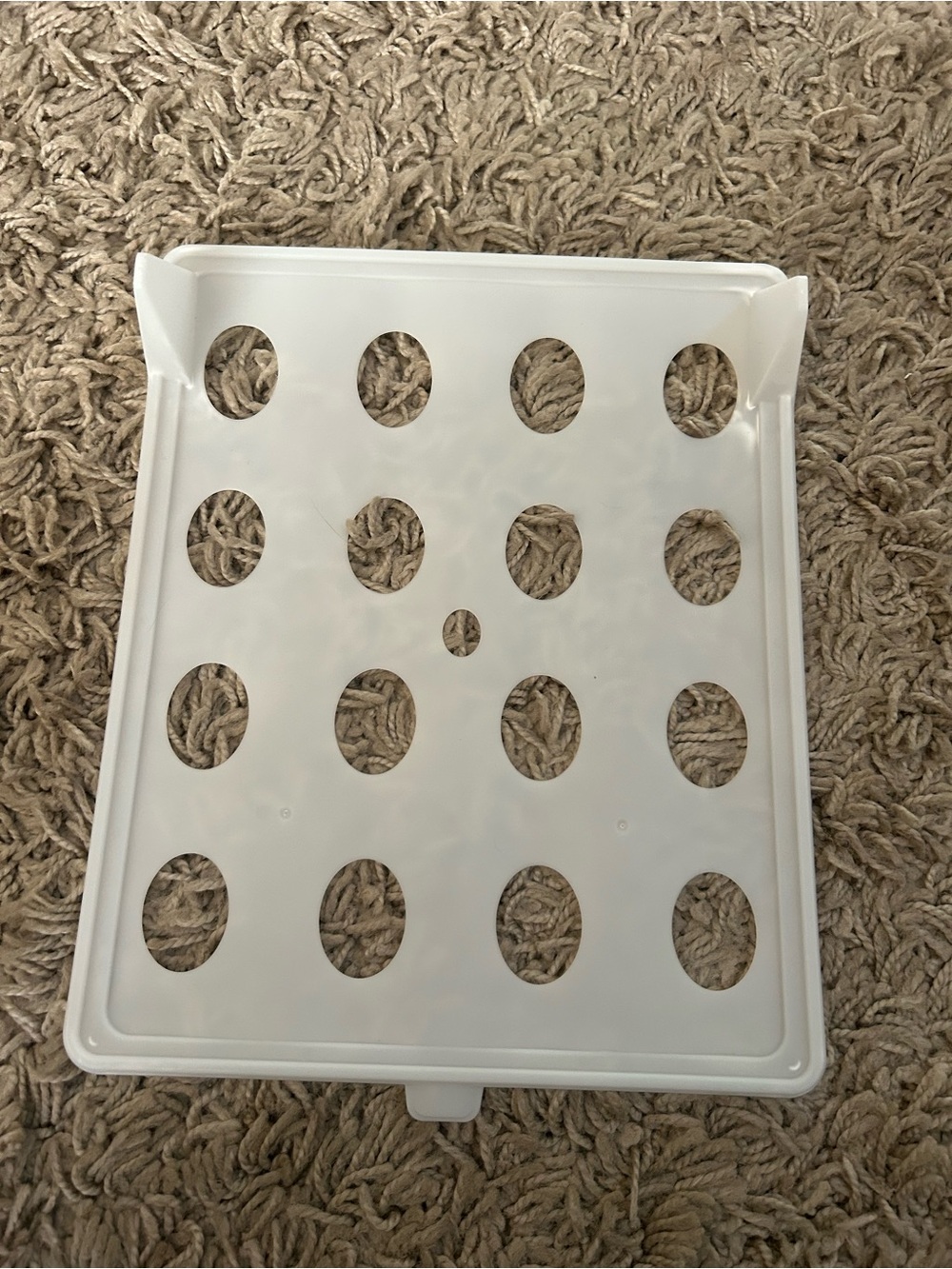 White Plastic Closet Shelf Organizer Panel